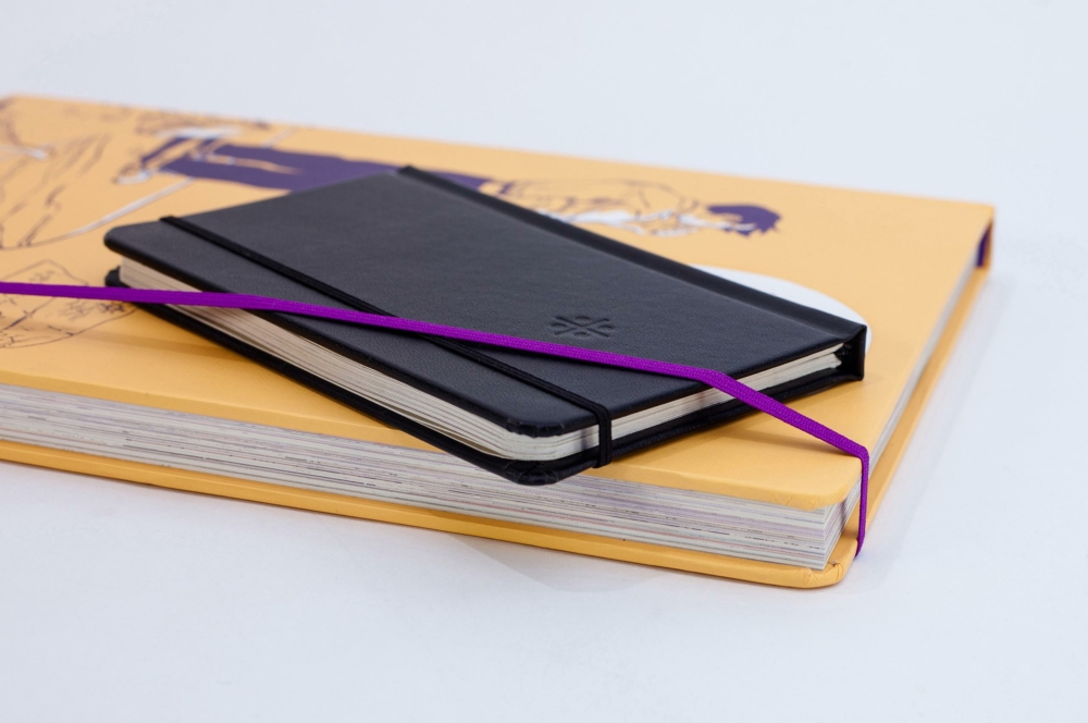 40001 MG 9700 flexibound, moleskine, notebook, sketchbook, imitation leather, elastic band, rounded corners, deep blind debossing