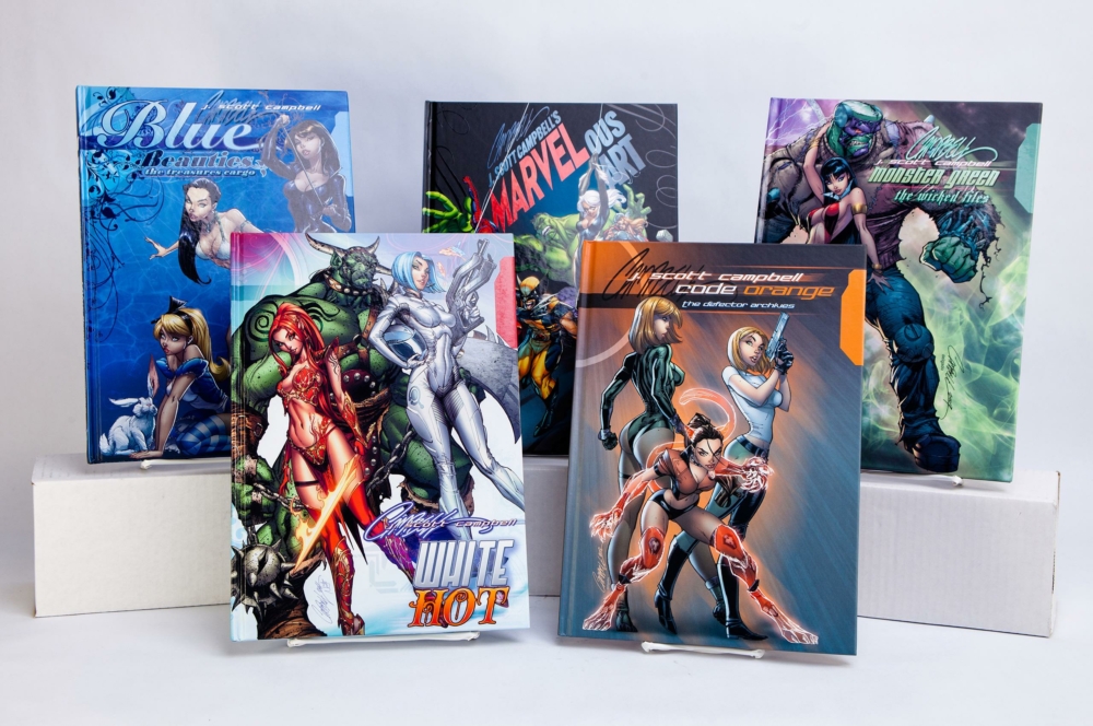 50000 MG 9631 Collage, comic, graphic novel, PLC, hardcover book